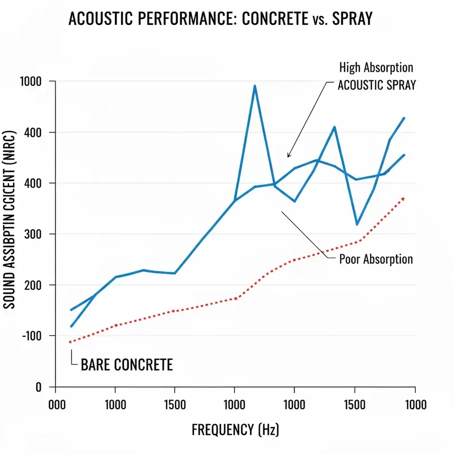 Acoustic Spray | Fire-Rated Eco-Friendly Acoustic Spray Insulation