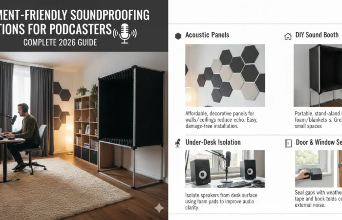 Apartment-Friendly Soundproofing Solutions for Podcasters