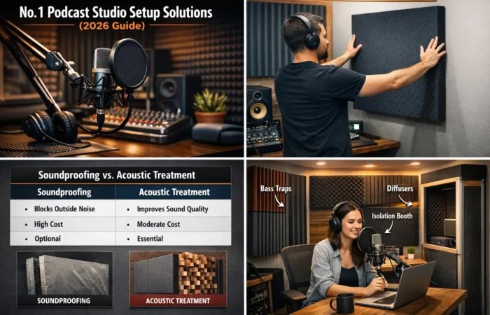 podcast studio setup solutions
