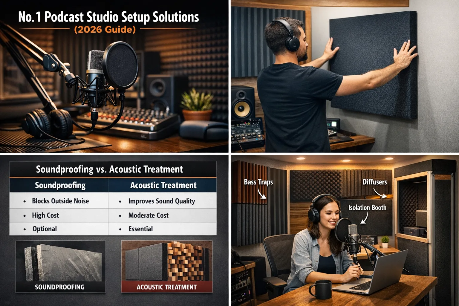 podcast studio setup solutions