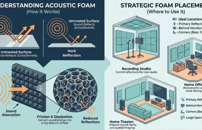 How Acoustic Foam Works