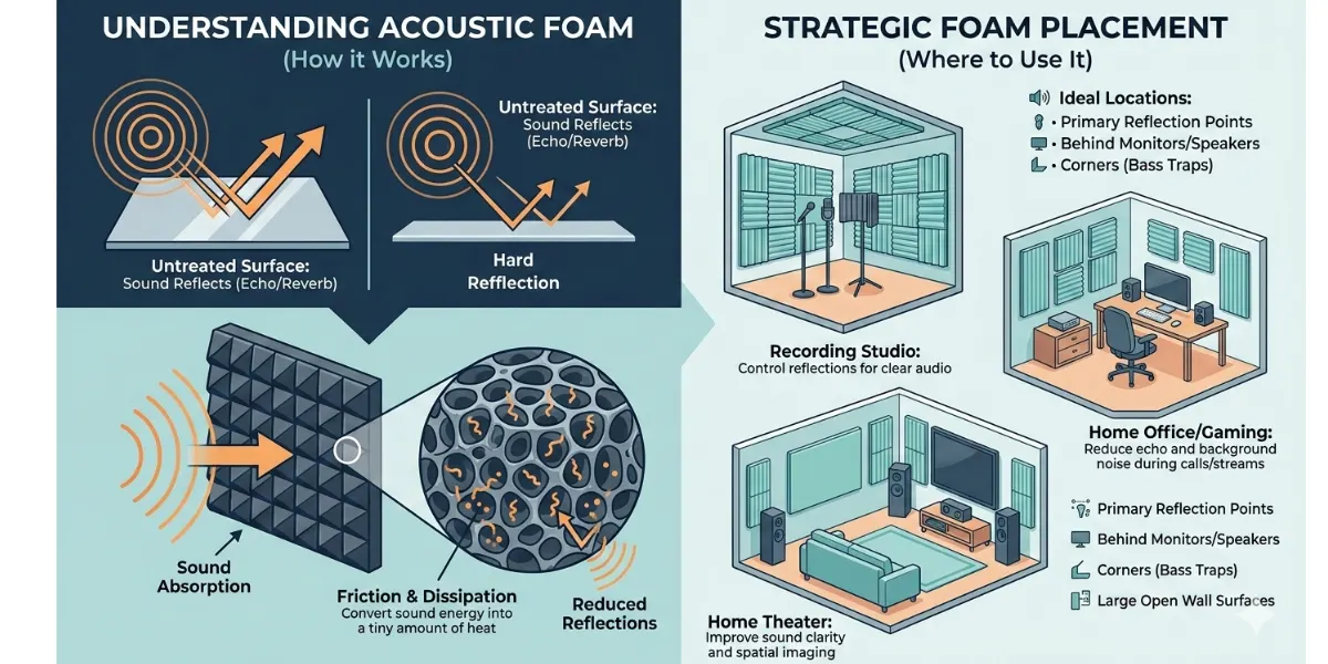How Acoustic Foam Works