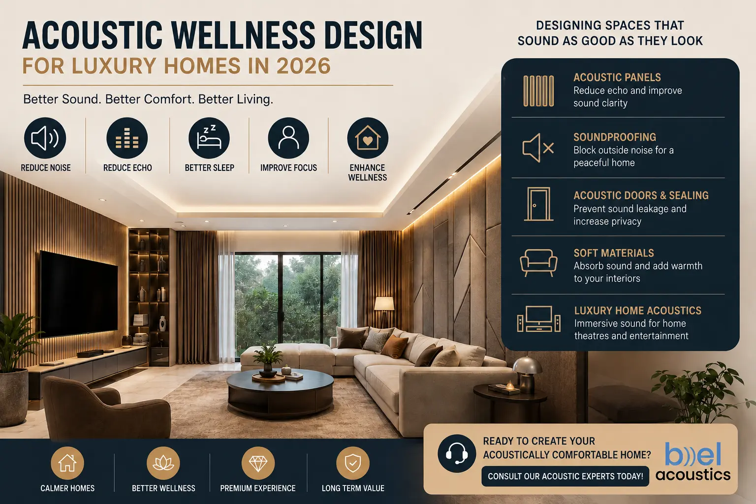 acoustic wellness for homes