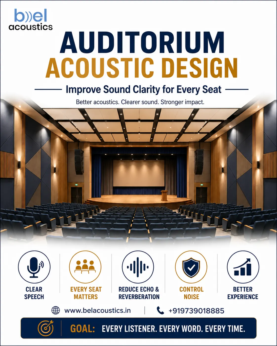 auditorium acoustic design