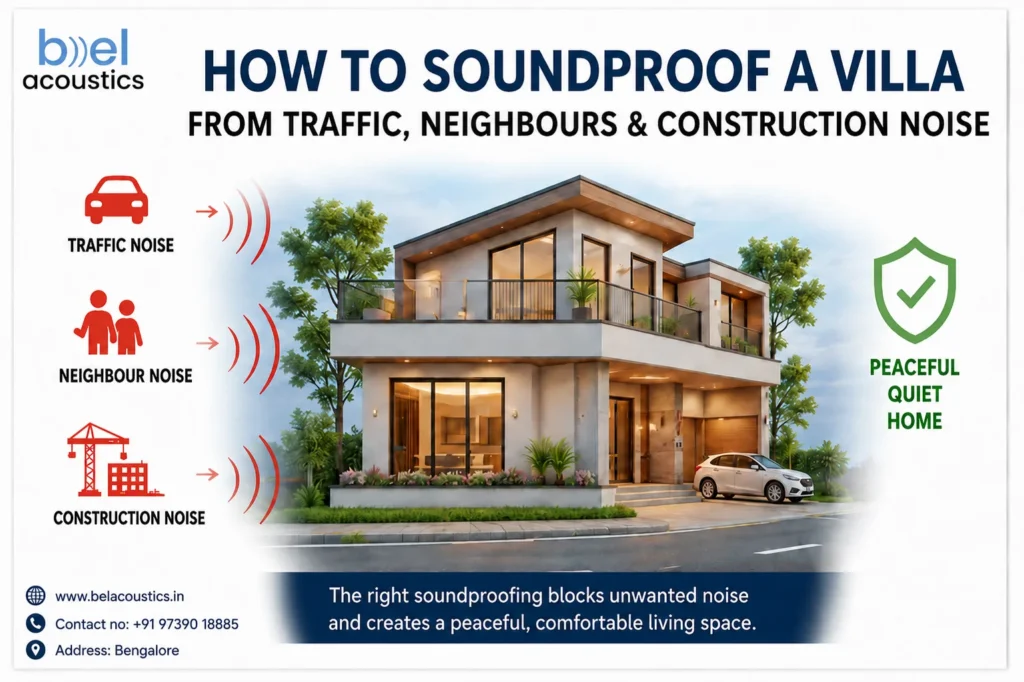 How to soundproof a villa