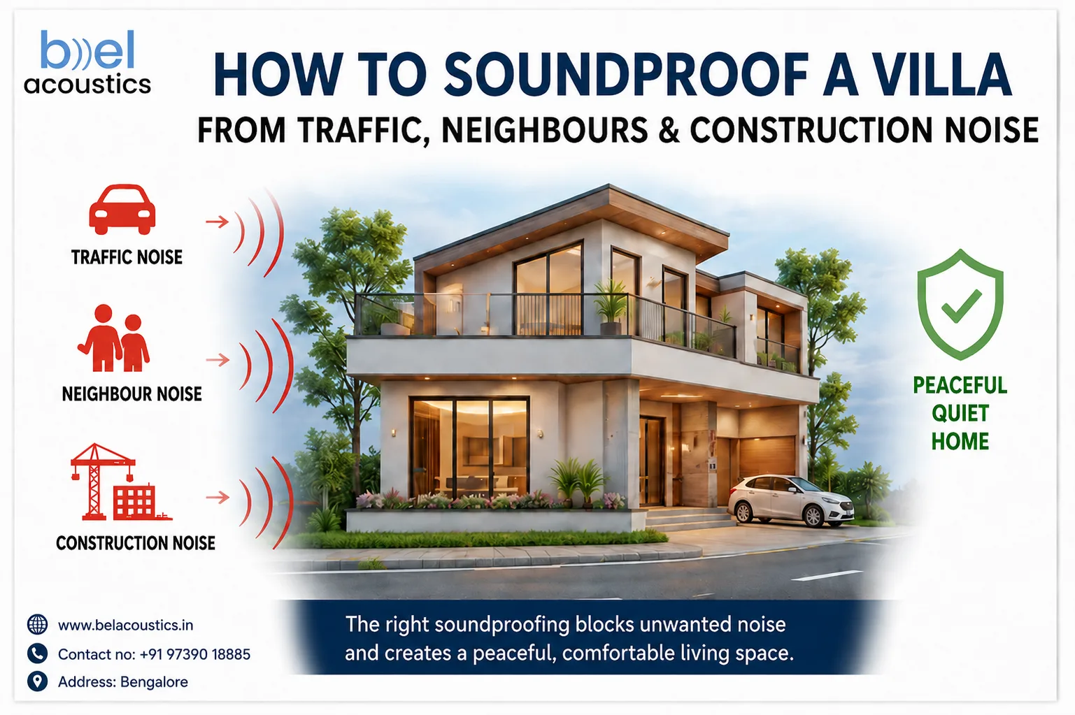 How to soundproof a villa