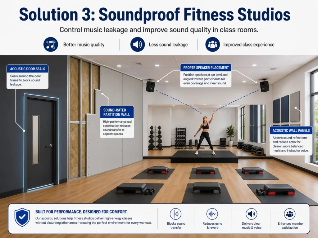 Acoustic Solutions for Gyms & Sports Centres