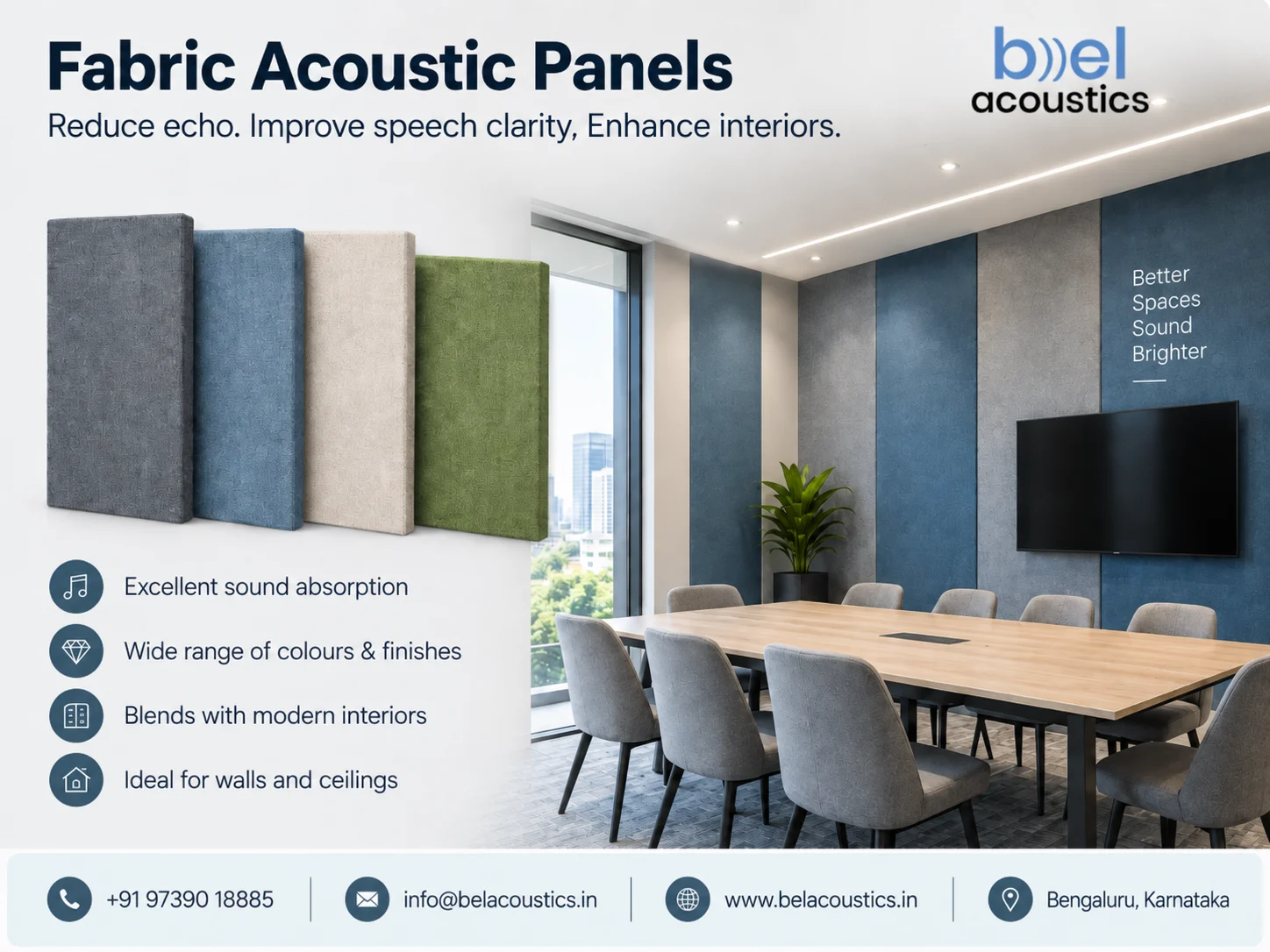Best acoustic panels in Bangalore